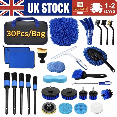 Car detailing brush set 30pcs - set,