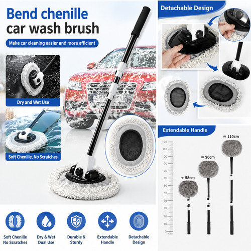 Bend adjustable telescopic - adjustable,
