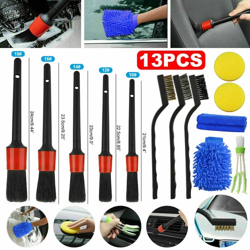 13pcs car detailing brush set - detailing,