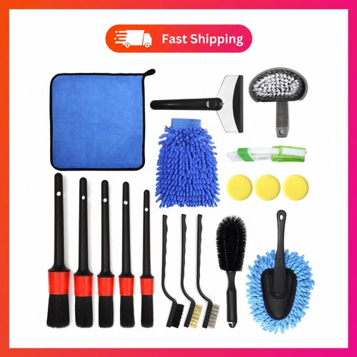 Piece car cleaning kit - 18-piece,