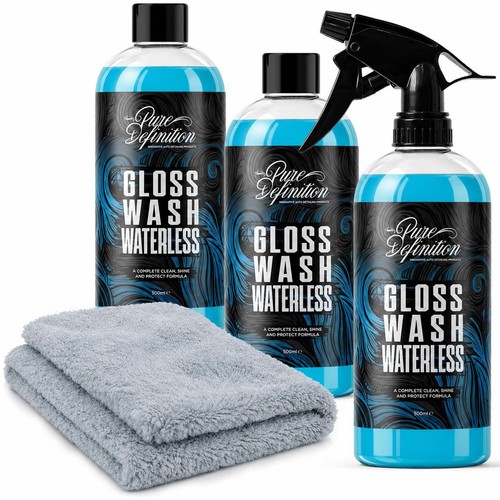Waterless wash car - waterless, kit