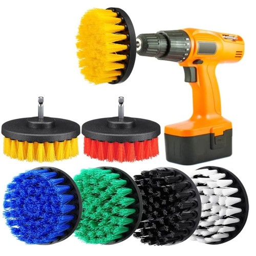 Inch drill brush cleaning - drill,