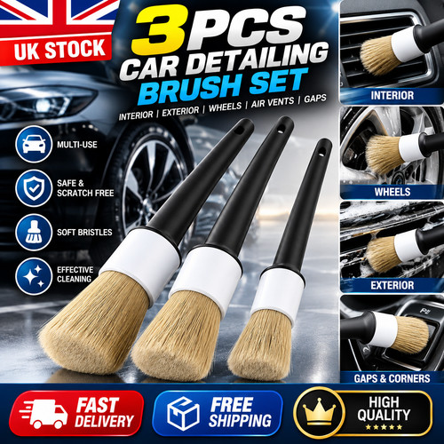 3pcs car detailing brush - car,