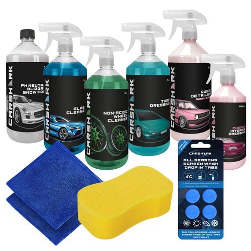 Car cleaning kit piece - car, 9-piece