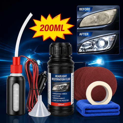 200ml headlight restoration - headlight,