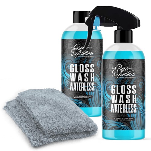 Car waterless wash wax - wash, kit