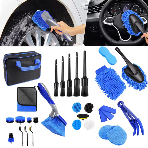 Car cleaning kit 29pcs - kit,