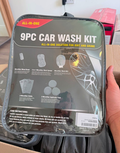 Car cleaning tool kit 9pcs - tool,