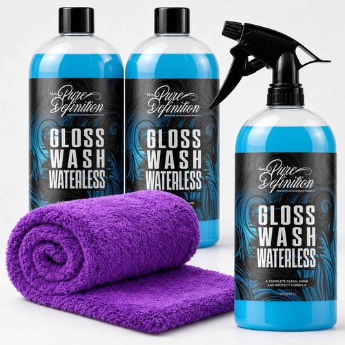 Waterless wash car cleaning - wash,