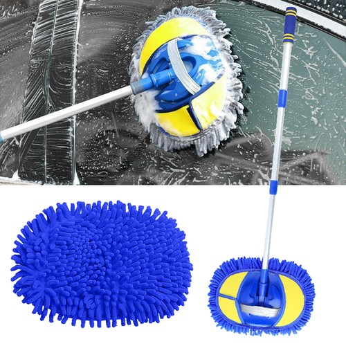 Telescopic car cleaning brush - car,