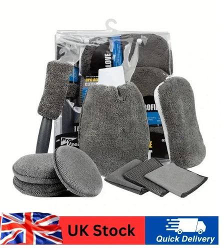 9pcs car cleaning - 9pcs, kit