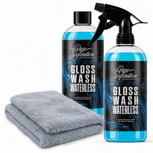 Car waterless wash wax - waterless, &