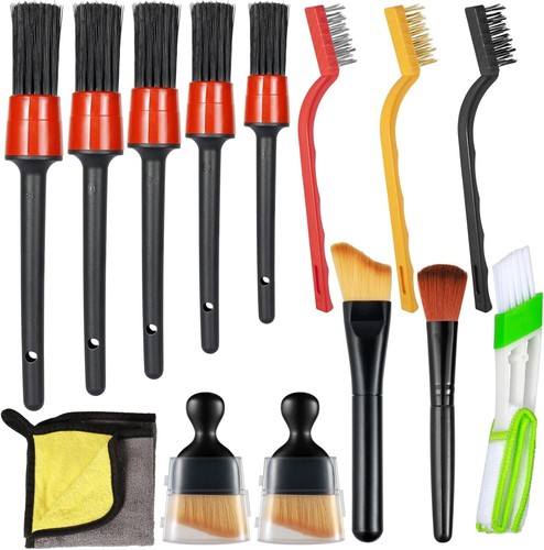 14pcs car detailing brush set - detailing,